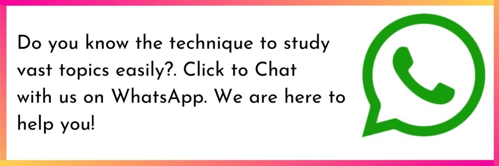 Click to chat for techniques to study vast GATE topics.